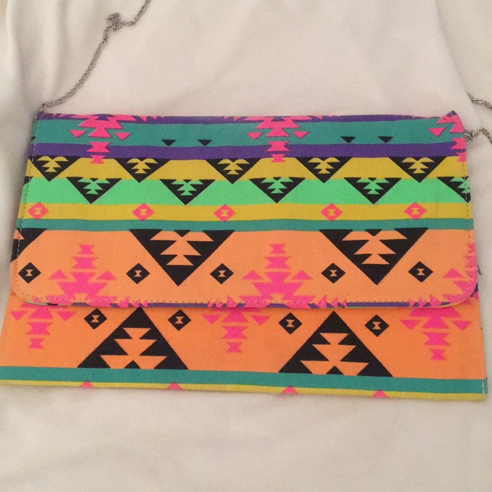 Tribal envelope purse